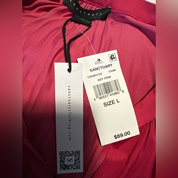 Sanctuary Fuchsia Blouse - Picture 7 of 7